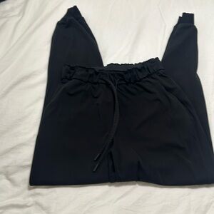 Black Lululemon joggers size 6